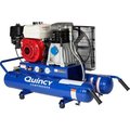 Quincy Compressor Quincy PAT38 Portable Gas Air Compressor w/ Honda GX Engine, 5.5 HP, 8 Gallon, Wheelbarrow 1129102812